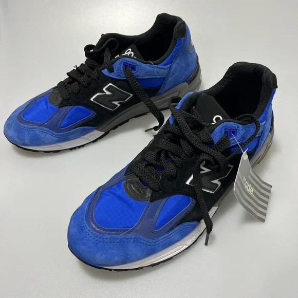 New Balance 990v2 Royal Blue Black Size 8 Men’s Blue Black Sneakers M990PL2